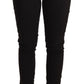 Elegant Slim-Fit Mid Waist Skinny Jeans