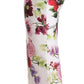 Floral High Waist Pencil Skirt