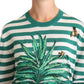 Elegant Striped Cashmere-Silk Sweater