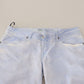 Light Blue Cotton Push Up Denim Jeans