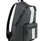 Cooper Large Black Signature Varsity Stripe Backpack Bag Bookbag