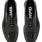 Black Calfskin Men Derby Shoe
