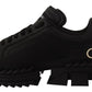 Sleek Black Super King Sneakers