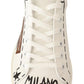 Elegant White Leather Casual Sneakers