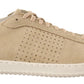 Beige Suede Low Top Sneakers - Elegance Meets Comfort