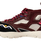 Multicolor Leather Low Top Sock Sneakers