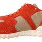 Multicolor Suede Low Top Sneakers