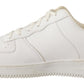Chic White Leather Low Top Sneakers