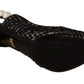 Elegant Slingback Heels with Faux Pearl Adornments