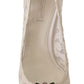Elegant White Lace Heels with Crystal Embellishments