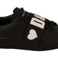 Elegant Lace Sneakers with Amore Hook Closure