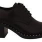 Studded Oxford Elegance Leather Heels