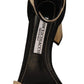 Elegant Suede Leather Heeled Sandals