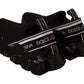 Chic Black Sorrento Elastic Logo Sneakers