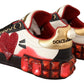 Elegant Multicolor Leather Low Top Sneakers