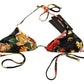 Elegant Floral Print Bikini Top