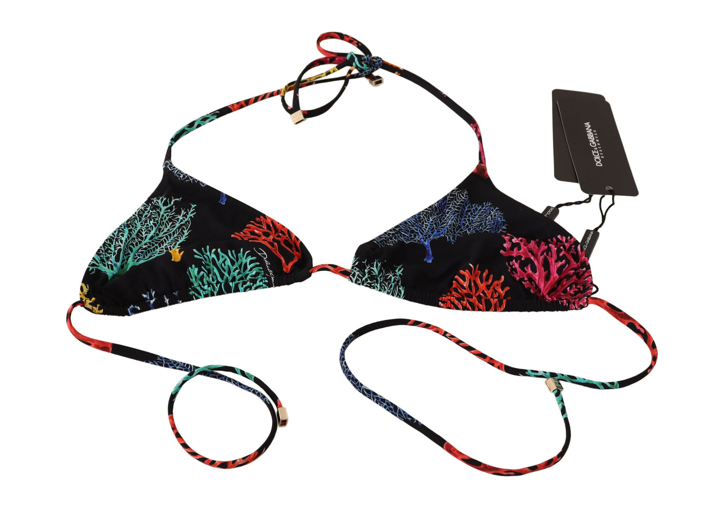 Chic Corals Print Bikini Top