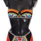 Graphic Print Two-Piece Swimsuit - Italian Made