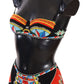Graphic Print Two-Piece Swimsuit - Italian Made