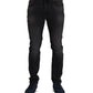 Black Cotton Men Jeans