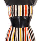 Chic Striped Bandeau & Shorts Set