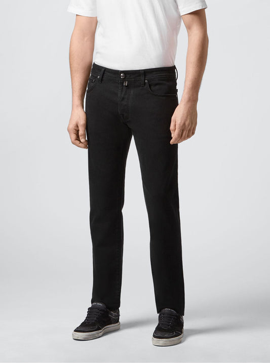 Black Cotton Men's Jean