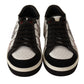 Elegant Graffiti Embroidered Low Top Sneakers