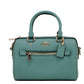 Mini Rowan Marine Crossgrain Leather Satchel Crossbody Handbag
