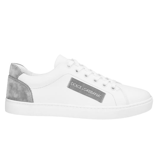 White Calfskin Men Sneaker