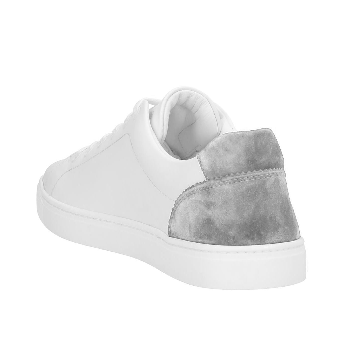 White Calfskin Men Sneaker