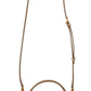 Opulent Gold and Bordeaux Box Shoulder Bag