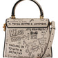 Elegant Beige Leather Welcome Bag with Gold Detailing