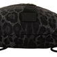 Elegant Gray Leopard Backpack for Stylish Travels
