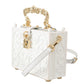 Elegant Hand-Painted Baroque Box Bag