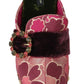Elegant Velvet Crystal-Embellished Slides
