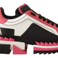Elegant White Lace-Up Leather Sneakers