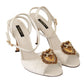 Devotion Crystal-Embellished Heeled Sandals