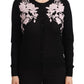 Elegant Floral Embroidery Cashmere Sweater