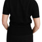 Elegant Black Cashmere Sweater Top