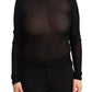 Elegant Black Turtleneck Sweater