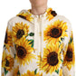 Floral Daisy Sunflower Hooded Sweater