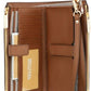 Jet Set Travel Luggage Leather Large Double Zip Wristlet Wallet