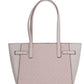 Carmen Large Powder Blush Leather North South Tote Handbag Purse