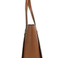 Carmen Large Brown Signature Leather North South Tote Handbag Purse