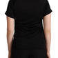 Elegant Silk Short Sleeve Blouse