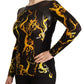 Elegant Black Long Sleeve Blouse