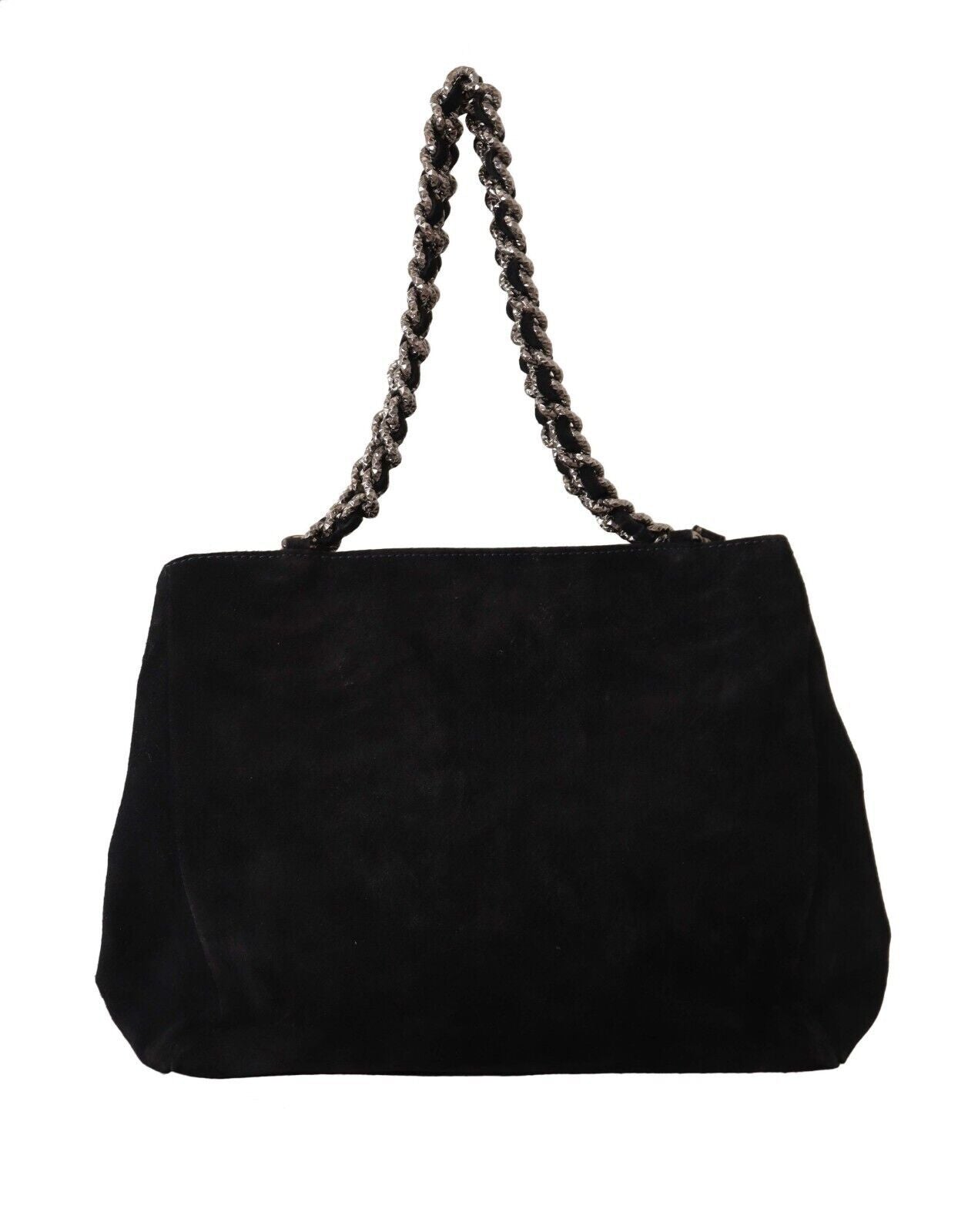 Elegant Suede Crossbody with Silver Details