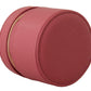 Elegant Pink Leather Round Wallet