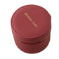 Elegant Pink Leather Round Wallet