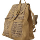 Chic Beige Fabric Backpack Bag
